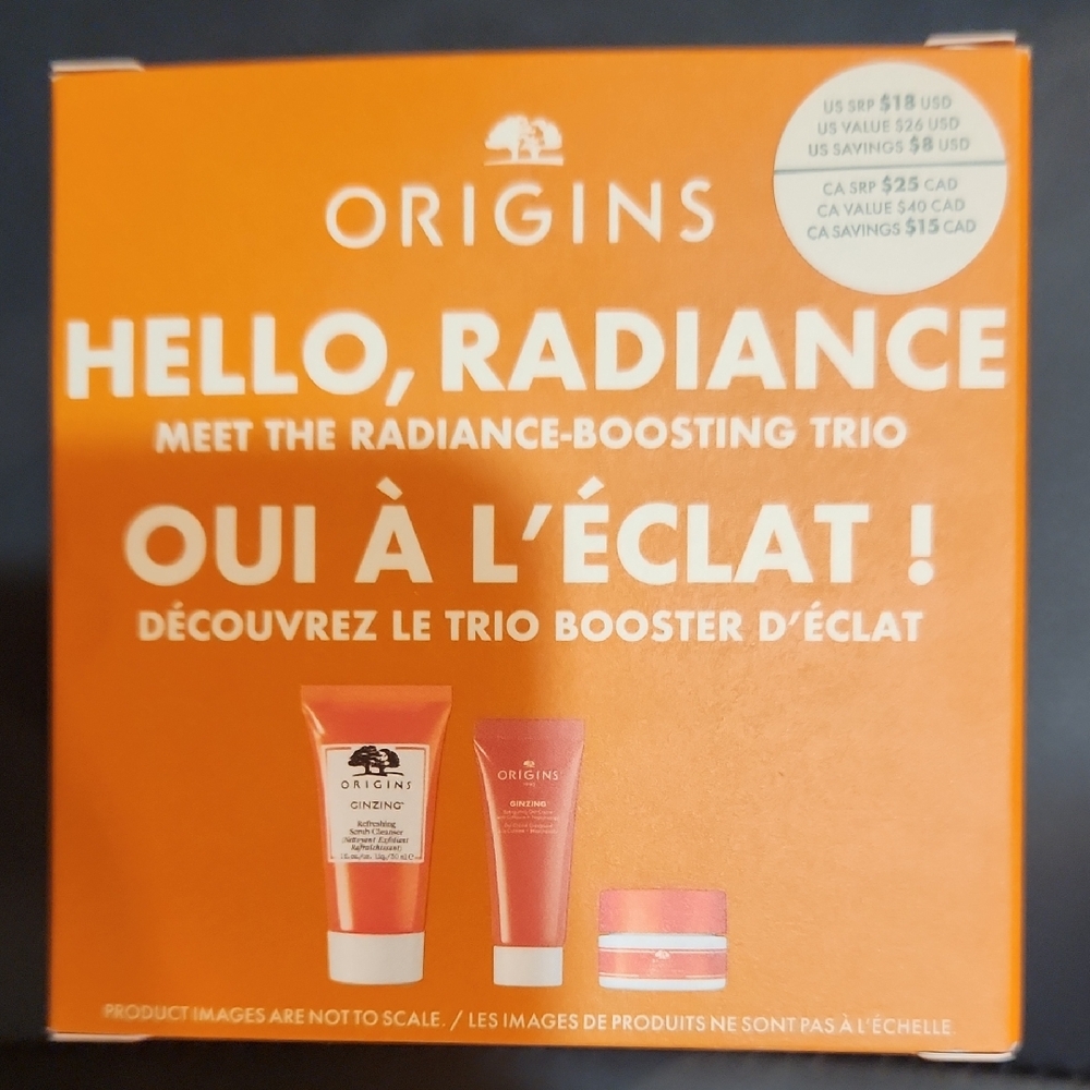 Origins Radiance-Boosting Trio Set